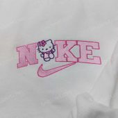 Kitty Nike Embroidered Sweatshirt Nike Inspired Embroidered Hoodie Gifts For Your Girlfriend 3.jpeg - demo10