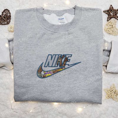 Lakers x Nike Embroidered Shirt & NBA Sports Hoodie B Gift for Men Women Gift Ideas for Basketball Fans| soulcals.com