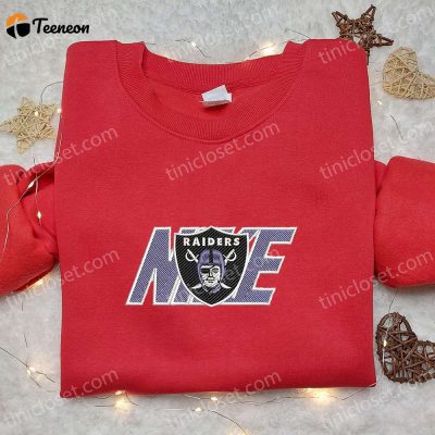Las Vegas Raiders x Nike Embroidered Shirt, NFL Sports Hoodie Inspired by Nike Shop Now| soulcals.com