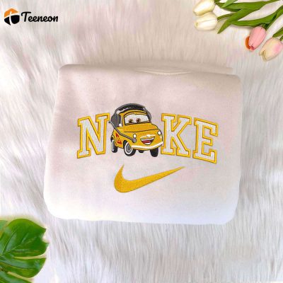 Luigi World Of Cars Disney Nike Embroidered Sweatshirt| soulcals.com