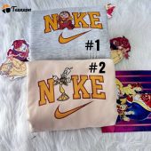 Lumiere And Cogsworth Beauty and the Beast Disney Nike Embroidered Sweatshirts| soulcals.com