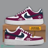 Manly Sea Eagles NRL Custom Name And Number Personalized Air Force 1 Sneaker