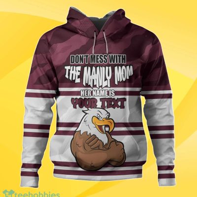 Manly Warringah Sea Eagles Custom Name Mother?s Day NRL Custom Hoodie Best Gift For Fans