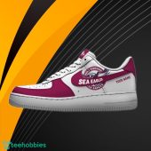 Manly Warringah Sea Eagles NRL Air Force Shoes Custom Name Best Gift For Fans