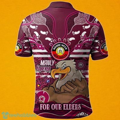 Manly Warringah Sea Eagles NRL Australia Naidoc Week Polo Shirt Best Gift For Fans