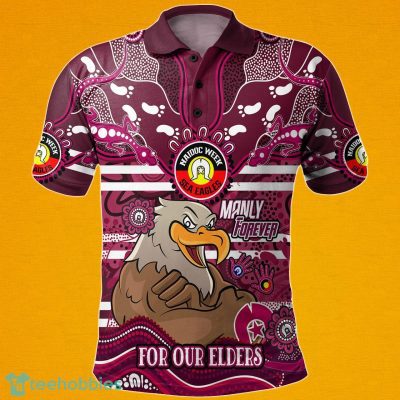 Manly Warringah Sea Eagles NRL Australia Naidoc Week Polo Shirt Best Gift For Fans