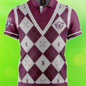 Manly Warringah Sea Eagles NRL Fairway Golf Polo Shirt Best Gift Men And Women For Fans