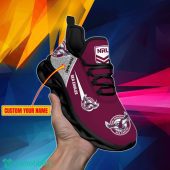 Manly Warringah Sea Eagles Nrl Glitter Personalized Max Soul Shoes - demo10