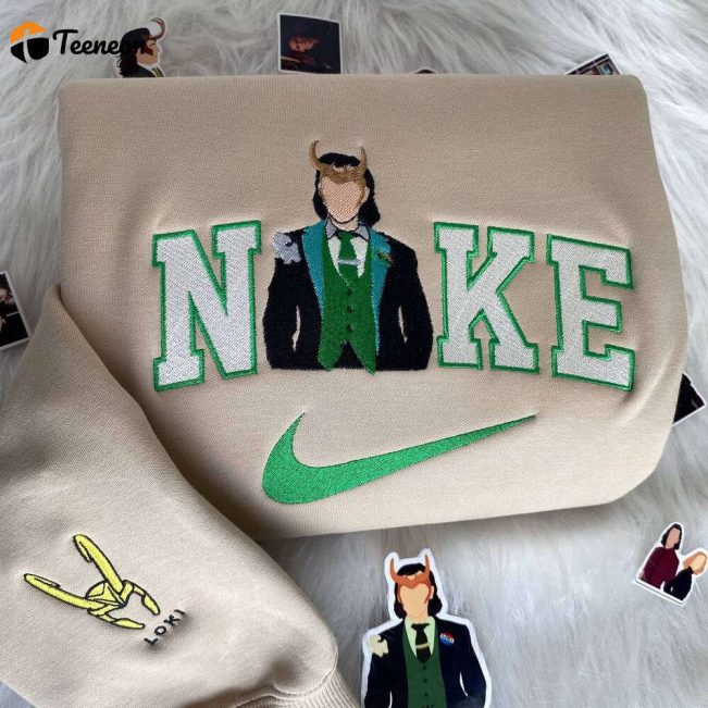Marvel Loki Nike Embroidered Sweatshirt| soulcals.com