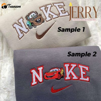 McQueen And Mater Nike Embroidered Sweatshirt| soulcals.com