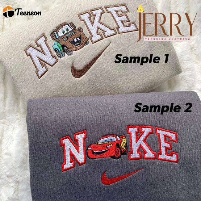 McQueen And Mater Nike Embroidered Sweatshirt| soulcals.com