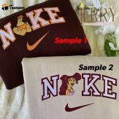 Megara And Hercules Nike Embroidered Sweatshirt| soulcals.com