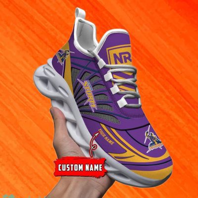 Melbourne Storm Custom Name NRL Max Soul Shoes Men And Women For Fans