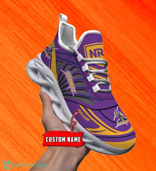 Melbourne Storm Custom Name NRL Max Soul Shoes Men And Women For Fans