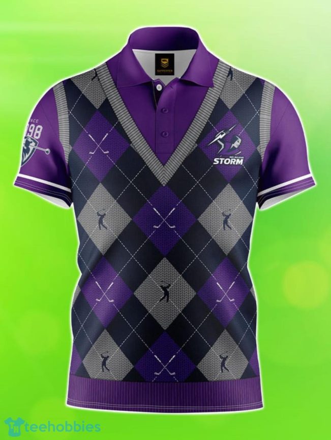 Melbourne Storm NRL Fairway Golf Polo Shirt Best Gift Men And Women For Fans