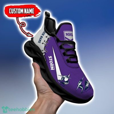 Melbourne Storm Personalized Name NRL Premium Luxury Max Soul Shoes Best Gift For Fans
