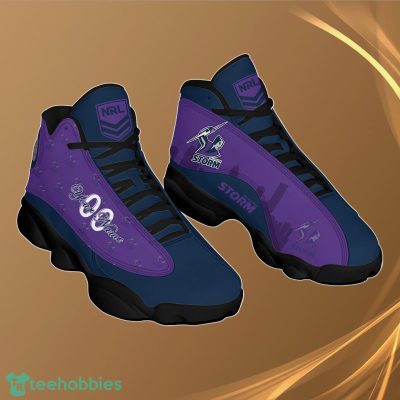 Melbourne Storm Personalzied Name NRL Air Jordan 13 Shoes Best Gift Fans