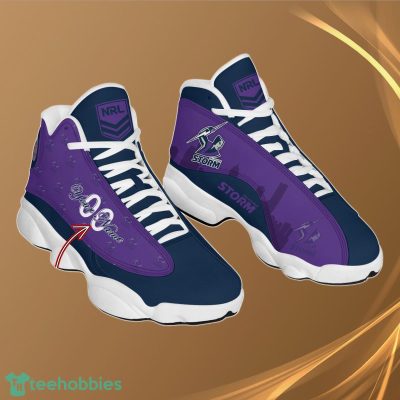 Melbourne Storm Personalzied Name NRL Air Jordan 13 Shoes Best Gift Fans