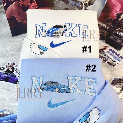 Fast And Furious Nike Embroidered Sweatshirt Perfect Valentines Day Gift For Couples| soulcals.com