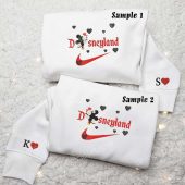Mickey And Minnie Disneyland Embroidered Couples Shirts 2.jpg - demo10