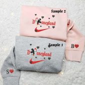 Mickey And Minnie Disneyland Embroidered Couples Shirts 4.jpg - demo10
