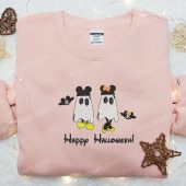 Mickey And Minnie Halloween Ghost Embroidered Hoodie Disney Halloween Embroidered Hoodie Best Halloween Gift Ideas 5.jpg - demo10