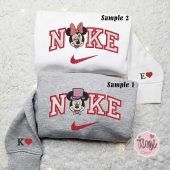 Mickey And Minnie Mouse X Nike Embroidered Couple Shirt Disney Characters Embroidered Shirt Nike Inspired Embroidered Hoodie 4.jpg - demo10