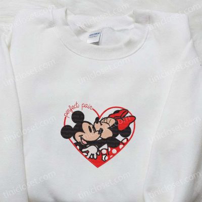 Mickey & Minnie Heart Frame Shirt & Disney Hoodie Perfect Valentine Gift Ideas | soulcals.com