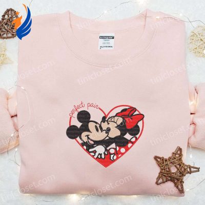 Mickey & Minnie Heart Frame Shirt & Disney Hoodie Perfect Valentine Gift Ideas | soulcals.com