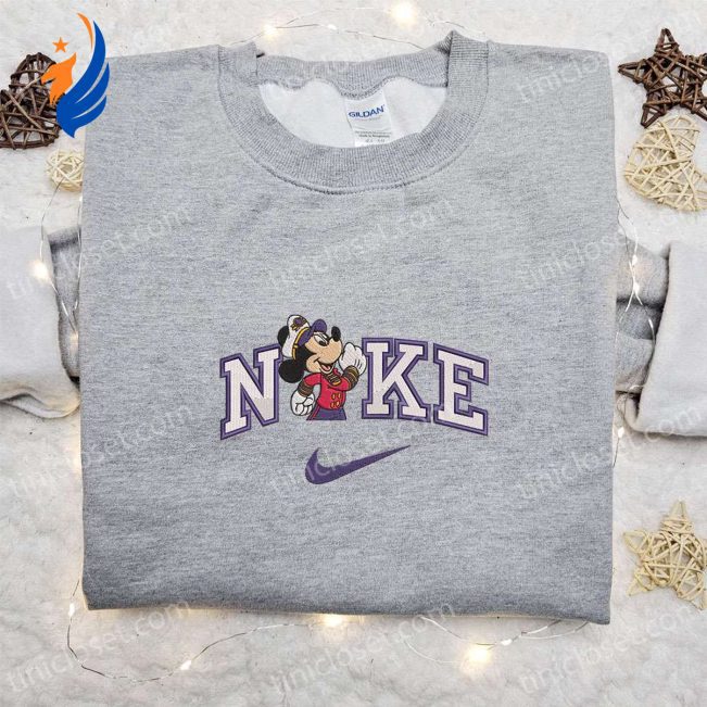 Disney Characters Embroidered Shirt & Hoodie Mickey Cruise Trip x Nike Design | soulcals.com