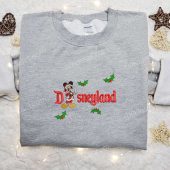 Mickey Disneyland Xmas Embroidered Shirt Disney Characters Embroidered Hoodie Best Christmas Gift Ideas 11.jpg - demo10