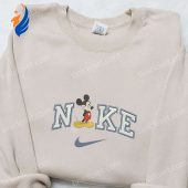 Mickey Glance X Nike Embroidered Shirt Disney Characters Embroidered Hoodie Best Gift Ideas.jpg - demo10