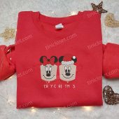 Mickey Minnie Cup Christmas Embroidered Shirt Disney Christmas Embroidered T Shirt Best Christmas Gift Ideas For Couples 4.jpg - demo10