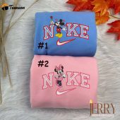 Disney Nike Embroidered Sweatshirt Set Mickey Mouse and Minnie Mouse Matching Hoodies| soulcals.com