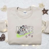 Mickey Mouse Bunny X Nike Cartoon Embroidered Shirt Custom Nike Embroidered Shirt Best Easter Gift Ideas 11.jpg - demo10