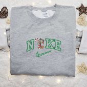 Mickey Mouse Candy Cane Xmas X Nike Embroidered Tshirt Nike Inspired Embroidered Shirt Best Christmas Gift Ideas 3.jpg - demo10