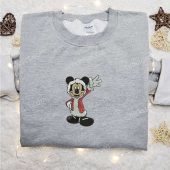 Mickey Mouse Christmas Embroidered Hoodie Disney Christmas Embroidered T Shirt Best Christmas Gift Ideas 4.jpg - demo10