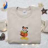Mickey Mouse Disney Halloween Embroidered Shirt Disney Halloween Embroidered T Shirt Best Halloween Gift Ideas.jpg - demo10
