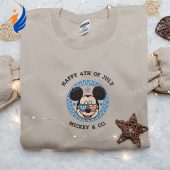 Mickey Mouse Happy 4th Of July And Co Shirt Disney Embroidered Shirt National Day Gifts.jpg - demo10