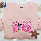 Mickey Mouse Heart X Nike Cartoon Embroidered Hoodie Nike Inspired Embroidered Shirt Best Valentines Day Gift Ideas.jpg - demo10