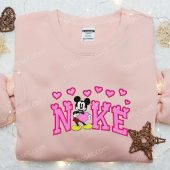 Mickey Mouse Heart X Nike Cartoon Embroidered Hoodie Nike Inspired Embroidered Shirt Best Valentines Day Gift Ideas 9.jpg - demo10
