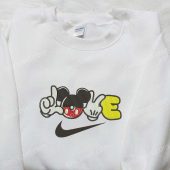 Mickey Mouse Love X Nike Embroidered Hoodie Nike Inspired Embroidered Shirt Best Valentines Day Gift Ideas 10.jpg - demo10