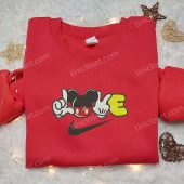 Mickey Mouse Love X Nike Embroidered Hoodie Nike Inspired Embroidered Shirt Best Valentines Day Gift Ideas 4.jpg - demo10