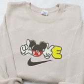 Mickey Mouse Love X Nike Embroidered Hoodie Nike Inspired Embroidered Shirt Best Valentines Day Gift Ideas 8.jpg - demo10