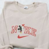 Mickey Mouse Loves X Nike Cartoon Embroidered Hoodie Nike Inspired Embroidered Shirt Best Valentines Day Gift Ideas 5.jpg - demo10