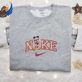 Mickey Mouse Santa X Nike Embroidered Shirt Disney Characters Embroidered Hoodie Christmas Embroidered Sweatshirt.jpg - demo10