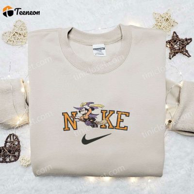 Mickey Mouse Witch Halloween x Nike Embroidered Sweatshirt, B Gift for Men Women Walt Disney Characters Shirt for Halloween Gift Ideas| soulcals.com