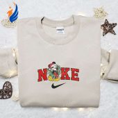 Mickey Mouse With Laurel Wreath X Nike Christmas Embroidered Sweatshirt Disney Characters Movie Merry Christmas Embroidered Shirt Best Christmas Day Gift Ideas.jpg - demo10