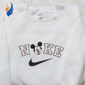 Mickey Mouse X Nike Embroidered Hoodie Mickey Mouse Disney Embroidered Shirt Nike Inspired Embroidered Shirt 6.jpg - demo10
