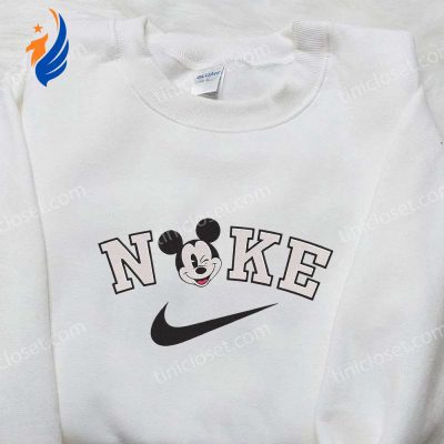 Mickey Mouse x Nike Embroidered Hoodie & Disney Shirt Authentic & Inspired Nike Apparel with Mickey Mouse Designs | soulcals.com